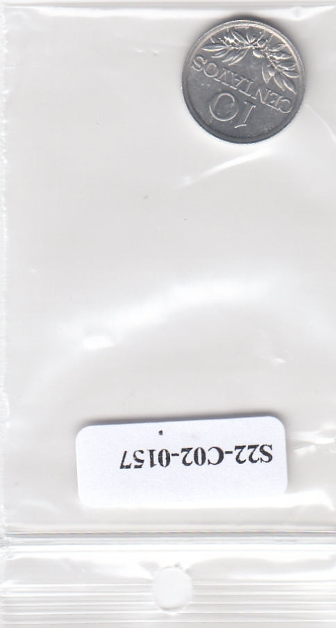 S22-C02-0157-M69 Portugal 10 centavos UNC 1979 KM594