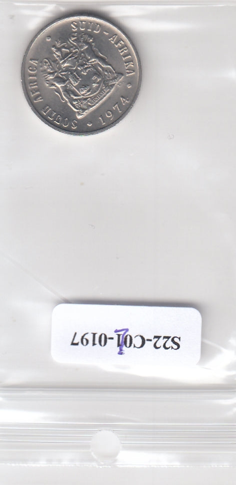 S22-C02-0197 Zuid-Afrika 10 cent UNC 1974 KM85