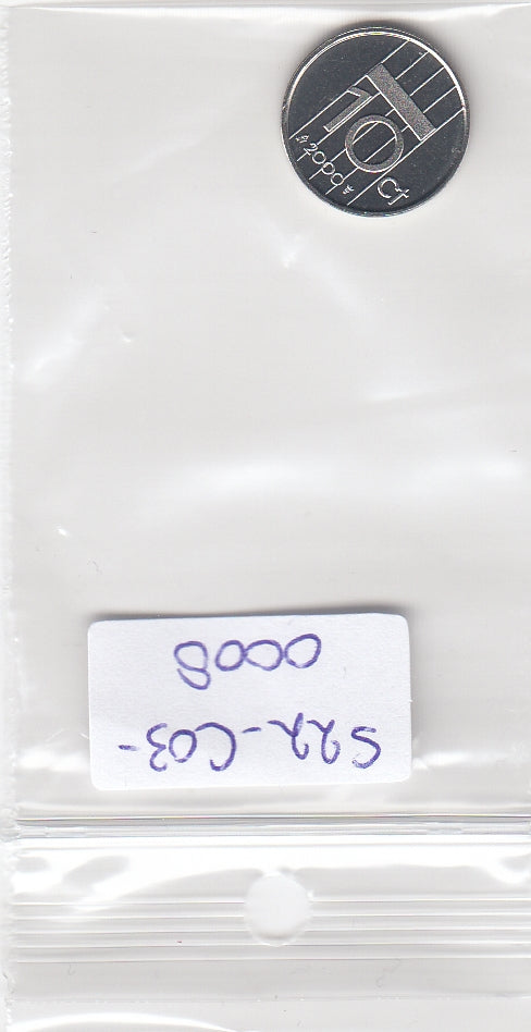 S22-C03-0008-M43 Nederland 10 cents BU 2000 KM203