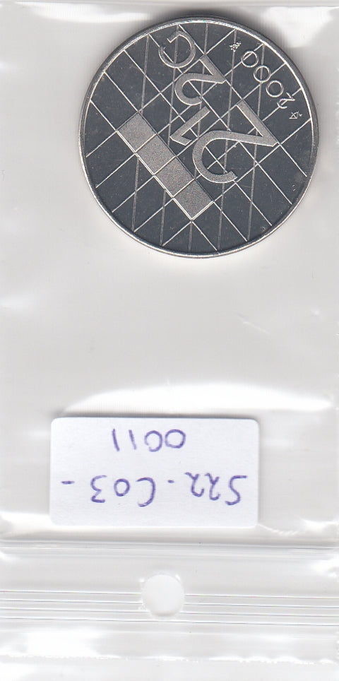 S22-C03-0011-M38 Nederland 2 1/2 Gulden BU 2000 KM206