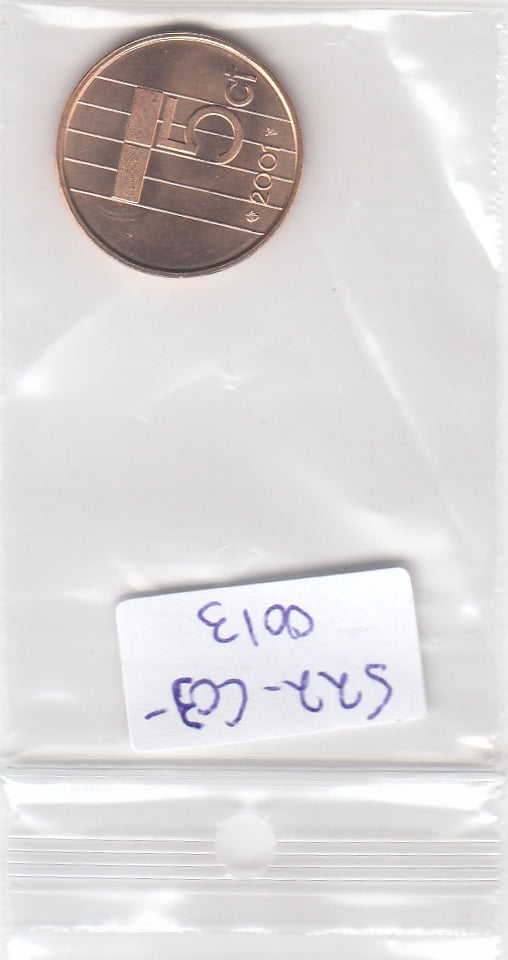 S22-C03-0013-M32 Nederland 5 cents BU 2001 KM202