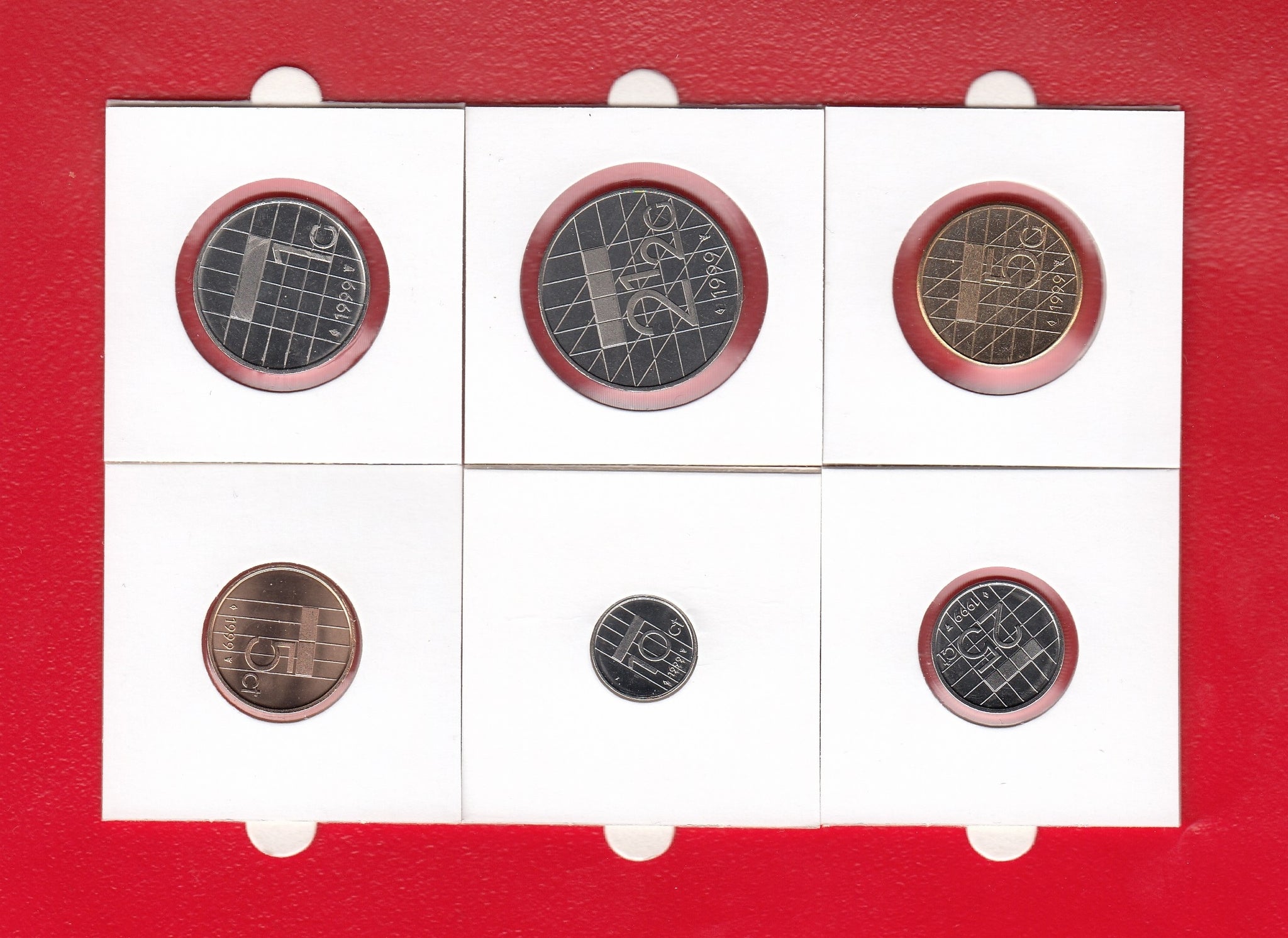 S22-C03-1000-M03 Nederland Complete set UNC 1999