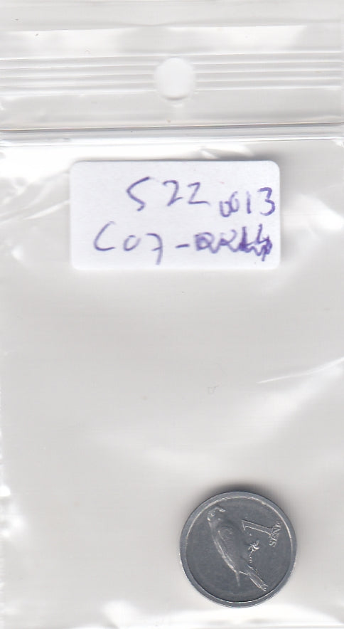 S22-C07-0013-M35 Samoa 1 Sene  UNC 2020     Blue-crowned lorikeet