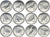 S22-C07-0015-M35 Samoa Set 12x Bird series 1 Sene UNC 2020