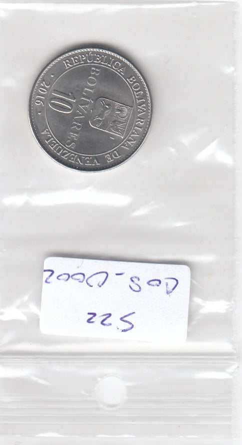 S22-C08-0002-M29 Venezuela 10 Bolivares UNC 2016 Y104