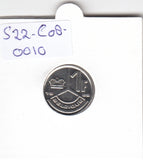 S22-C08-0010 Belgium 1 franc XF 1989     waals
