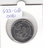 S22-C08-0081 Spanje penning XF     Europa munten set