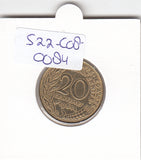 S22-C08-0084 Frankrijk 20 centimes VF 1964 KM930