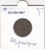 S22-ER1-0067 Duitsland 2 pfennige 1863 A VF KM481 Pruisen