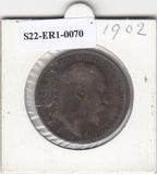 S22-ER1-0070 Verenigd Koningkrijk 1 penny 1902  VF KM794