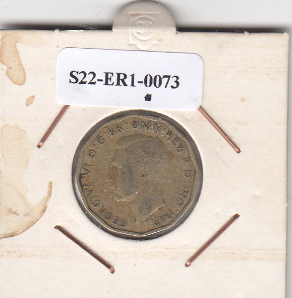 S22-ER1-0073 Verenigd Koningkrijk 3 pence 1941  VF KM849