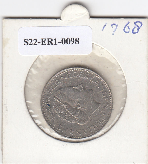 S22-ER1-0098 Nederland 1 gulden 1968   VF KM184a