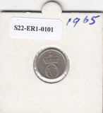 S22-ER1-0101 Noorwegen 10 kroon 1965   VF KM411