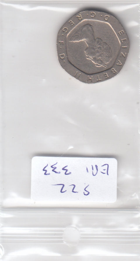 S22-ER1-0333 Verenigd Koninkrijk 20 pence 1982   VF KM931