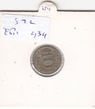 S22-ER1-0434 Zweden 10 ore 1941 G VF KM780 zilver