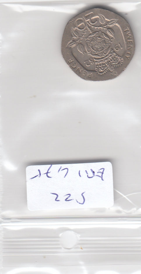 S22-ER1-0475 United Kingdom 20 pence 1982   VF KM931