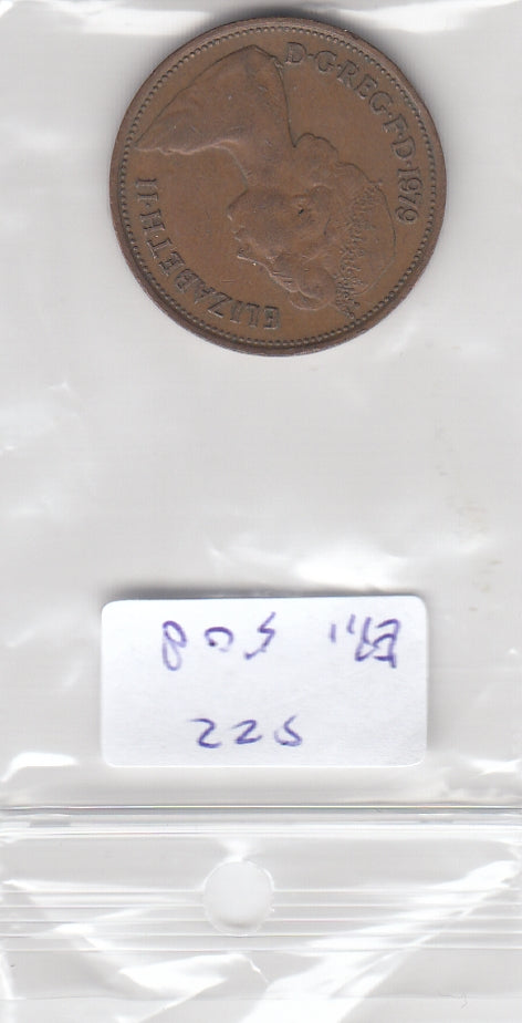S22-ER1-0508 United Kingdom 2 pence 1979  VF KM916