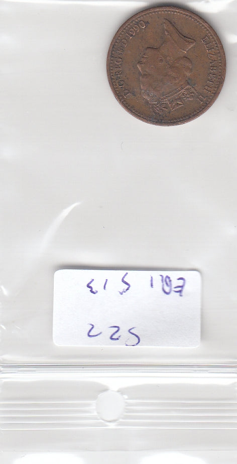 S22-ER1-0513 United Kingdom 1 penny 1990  VF KM935