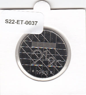 S22-ET2-0037-M03 Netherlands 2 1/2 Gulden FDC 1993 KM206