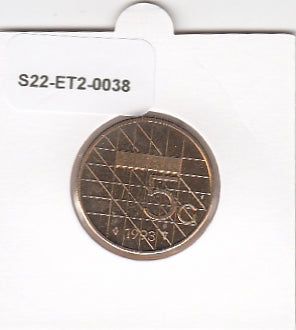 S22-ET2-0038-M02 Netherlands 5 Gulden FDC 1993 KM210