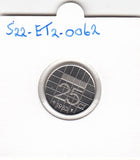 S22-ET2-0062-M02 Netherlands 25 Cents FDC 1983 KM204