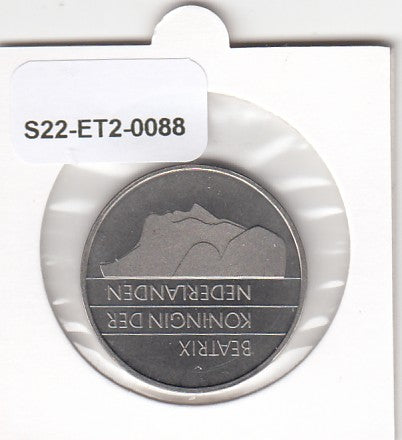S22-ET2-0088-M02 Netherlands 2 1/2 Gulden FDC 1987 KM206