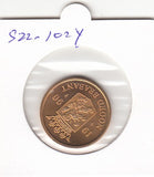 S22-ET2-0102Y Netherlands DutchMint token,europe,netherlands FDC 1990
