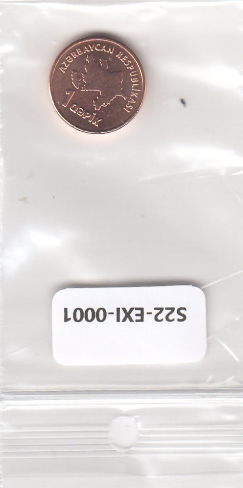 S22-EXI-0001-M46 Azerbaijan 1 Qapik UNC 2006 KM39