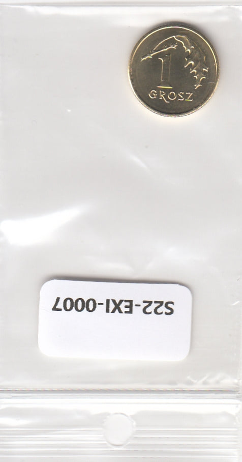 S22-EXI-0007-M48 Poland 1 Grosz UNC 2020 Y923