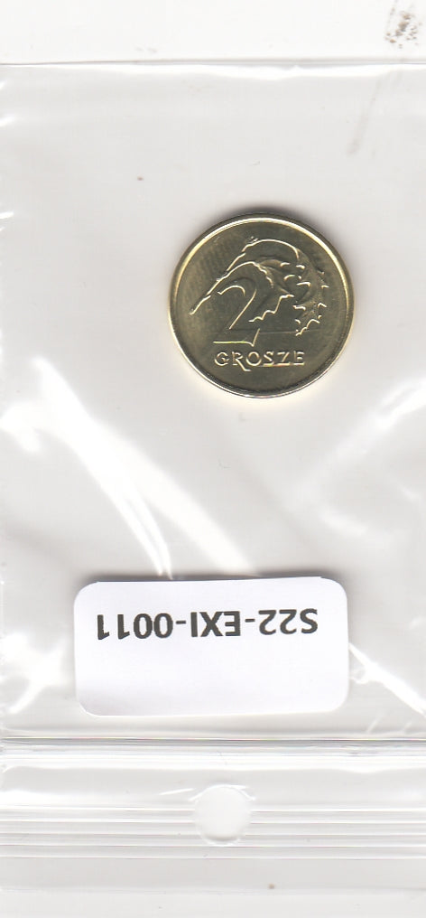 S22-EXI-0011-M34 Poland 2 Grosze UNC 2021 Y924