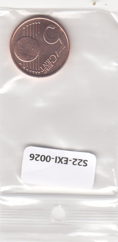 S22-EXI-0026-M05 Litouwen 5 cent UNC 2021 KM207