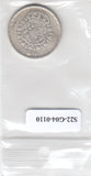 S22-G04-0110 Zweden 1 kroon ZF 1948 KM814 zilver