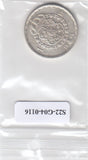 S22-G04-0116 Zweden 1 krona VF 1949 KM814  zilver