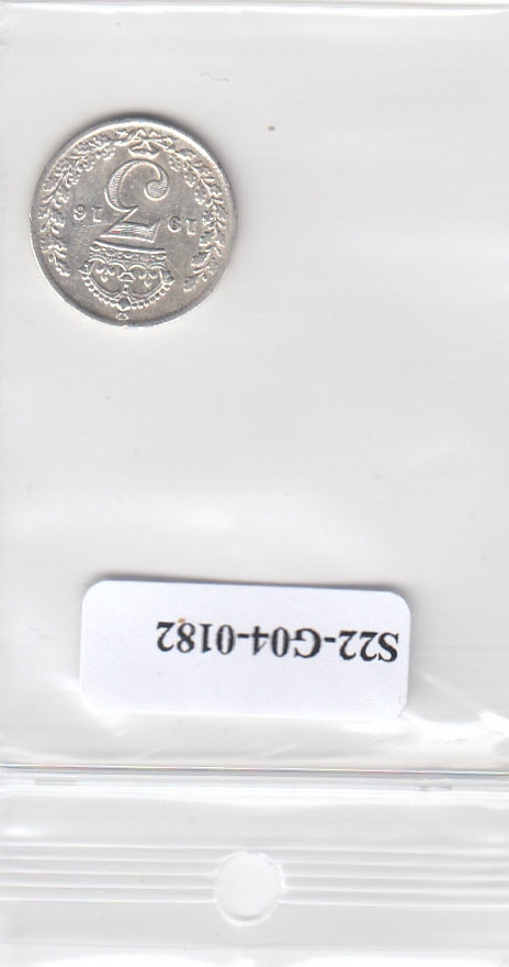 S22-G04-0182 Verenigd Koninkrijk 3 pence VF+ 1916 KM813   zilver