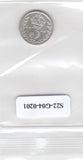 S22-G04-0201 United Kingdom 3 pence VF 1916 KM813   silver