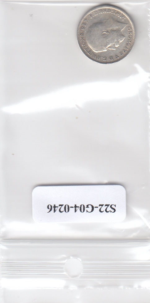 S22-G04-0246 Verenigd Koninkrijk 3 pence VF 1918 KM813   zilver