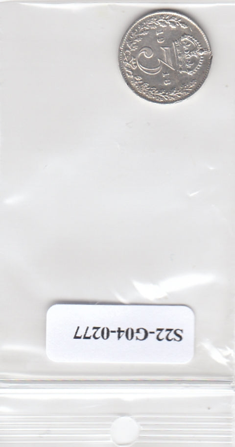 S22-G04-0277 Verenigd Koninkrijk 3 pence VG 1918 KM813   zilver