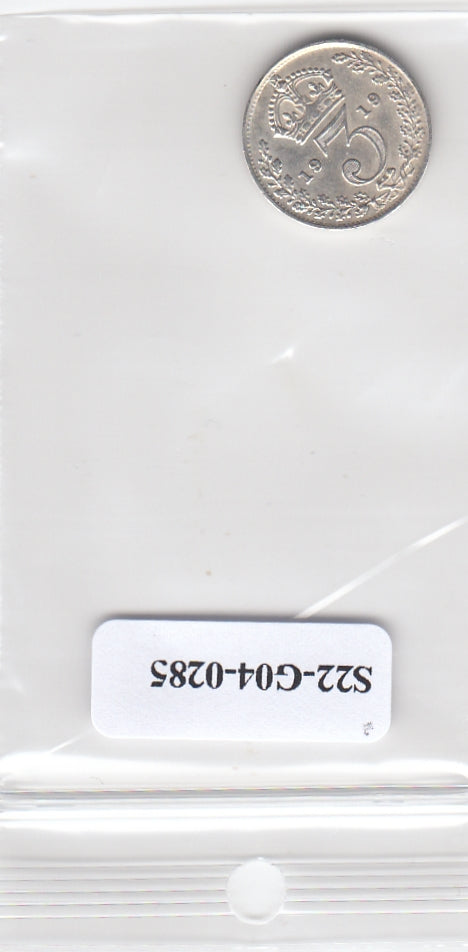 S22-G04-0285 Verenigd Koninkrijk 3 pence VF 1919 KM813   zilver