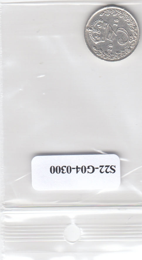 S22-G04-0300 Verenigd Koninkrijk 3 pence VF 1919 KM813   zilver