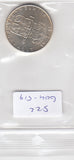 S22-G04-0519 Zweden 1 kroon XF/UNC 1963 KM826 zilver