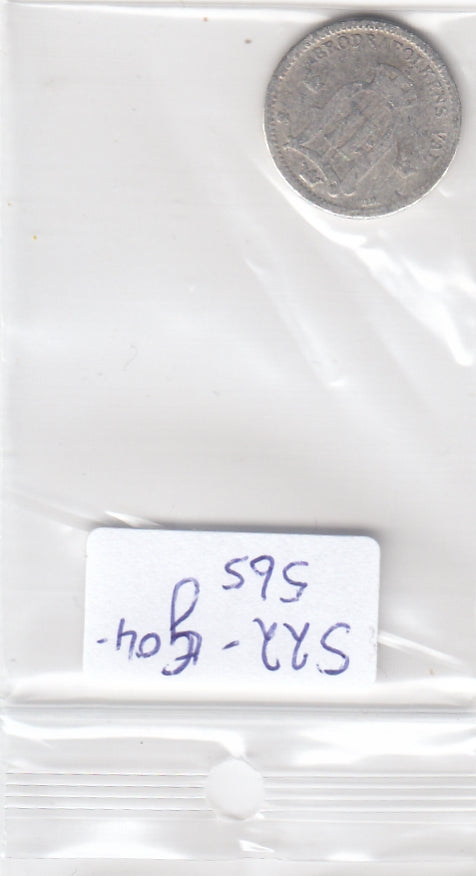 S22-G04-0565 Zweden 25 0re FI- 1889 KM739  zilver