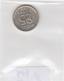 S22-G04-0607 Zweden 25 0re VF/XF 1961 KM824  zilver