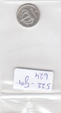 S22-G04-0624 Zweden 10 Ore VF/XF 1950 KM813  zilver