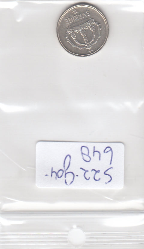 S22-G04-0648 Zweden 10 Ore VF/XF 1956 KM823  zilver