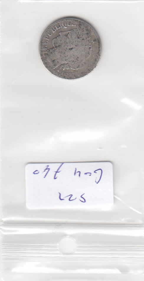 S22-G04-0740 France 50 centimes 1850 A FI- KM769 zilver