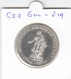 S22-G04-0819 Oostenrijk 25 schilling 1956   UNC KM2881 zilver