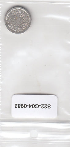 S22-G04-0982 Netherlands 10 cent 1916   FI KM145 zilver