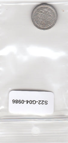 S22-G04-0986 Netherlands 10 cent 1921   FI/VF KM145 zilver