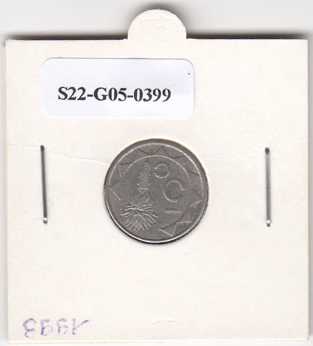 S22-G05-0399 Namibië 5 cent VF 1993 KM1
