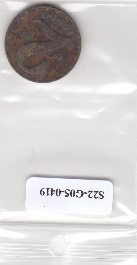 S22-G05-0419 Hongarije 2 forint FI 1975 KM591